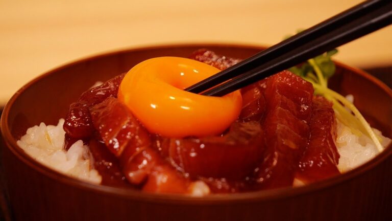 【食品サンプル】絶対に食べられないマグロユッケ丼の作り方【Replica Food/食品サンプル】