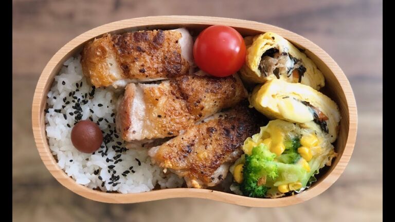 【お弁当 レモンペッパーチキン】Lemon pepper chicken lunch