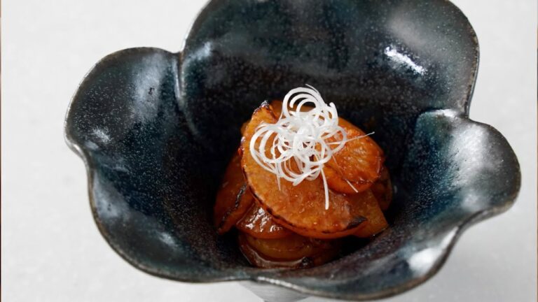 【焼き大根の韓国風マリネ】絶品！#Shorts