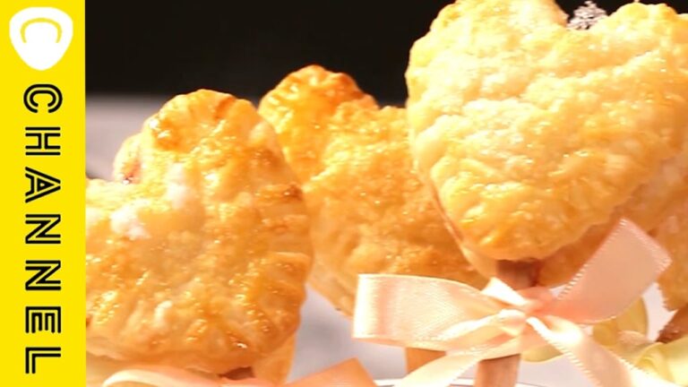 女子会にも♪ ハートのスティックパイ | Heart shaped stick pie