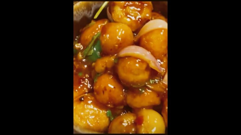 Pure vegan food chilli mushroom #veganfood #chillimushroom #vegetariandish #like #food #like #shots