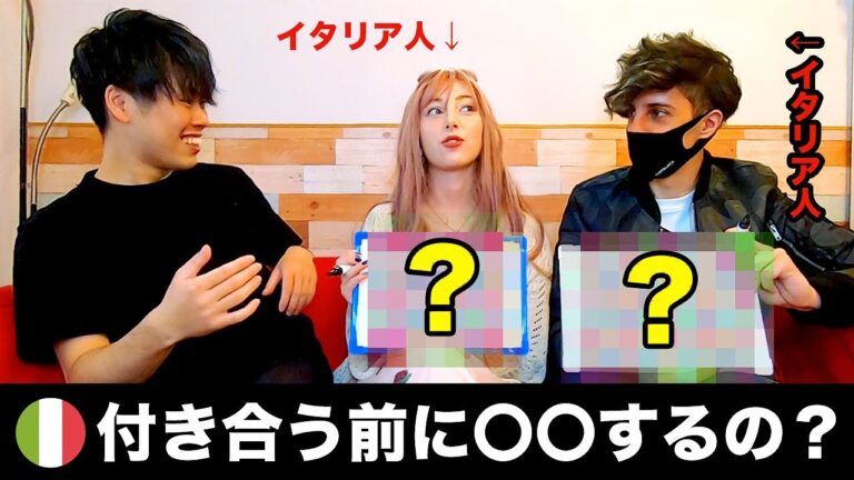 イタリア人にみんなが抱くイメージ本当か聞いてみた【日英字幕】