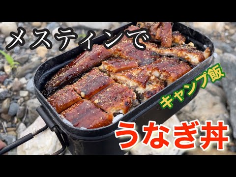 【キャンプ飯】土用の丑の日　メスティンで簡単うなぎ丼