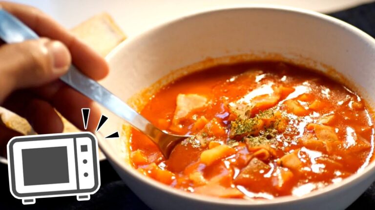 【ミネストローネ】ボウルだけで簡単？最強の時短レシピ教えます。