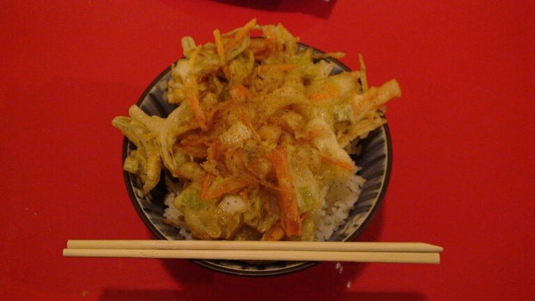 かき揚げ丼 作ってみた