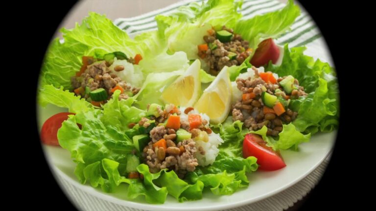 納豆レシピ！納豆そぼろのレタス巻きの作り方をかんたんに。