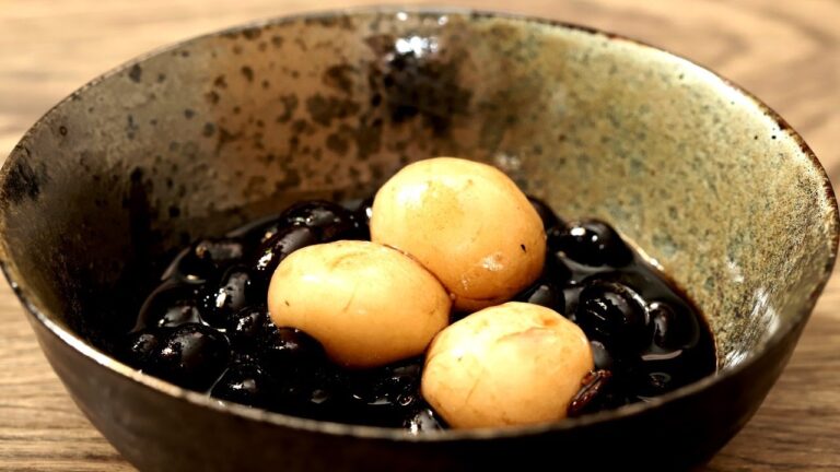 余った黒豆をリメイク！白玉ぜんざいの作り方 | How to make Shiratama Zenzai