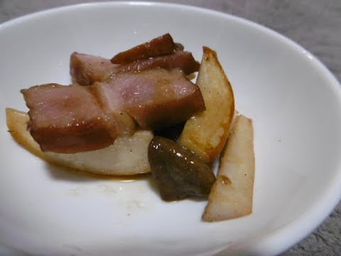 【レシピ】エリンギとベーコンの醤油炒め