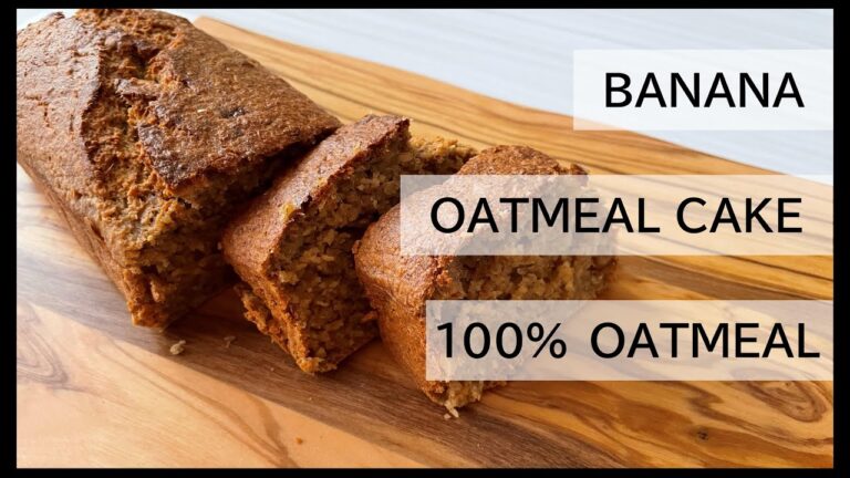 【簡単！小麦粉不使用！】バナナオートミールケーキ(Banana Oatmeal Cake)のレシピ