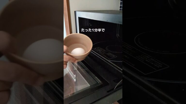 レンジで1分半でゆで卵ができちゃう♪時短たまごサンド✨
