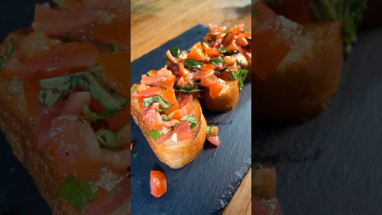 bruschetta🇮🇹ブルスケッタ#bruschetta #cooking #料理 #イタリア #Italia #food #cocina