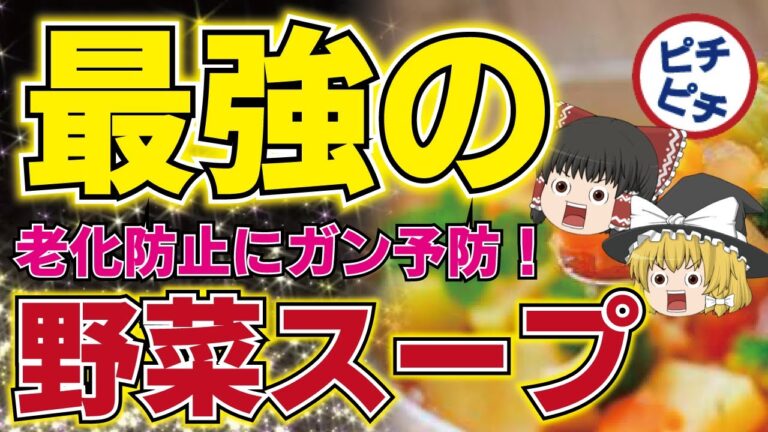 【ゆっくり解説】最高の野菜スープ！老化防止にがん予防！40代50代が飲みたいハーバード大学式野菜スープとは【うわさのゆっくり解説】