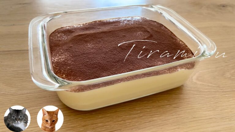 簡単なのにレストランの味！濃厚ティラミスの作り方｜カルディ購入フィンガービスケット｜混ぜるだけ｜How to make Tiramisu