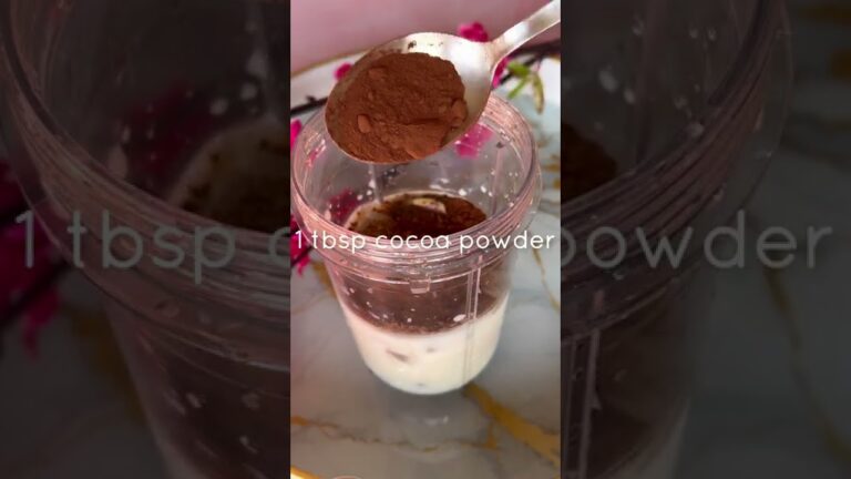 ☕ DELICIOUS PROTEIN COFFEE SMOOTHIE WITH DATES!