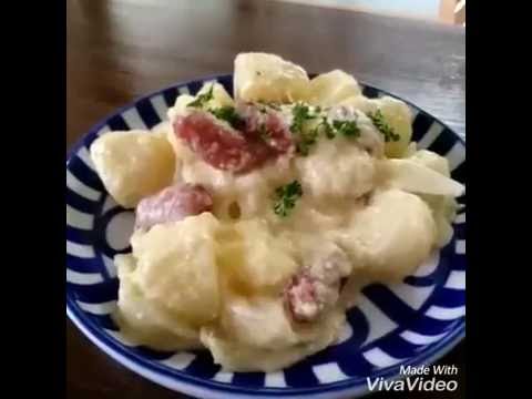 あなたとわたしの圧力魔法鍋で、ジャーマンポテトサラダを作ってみました