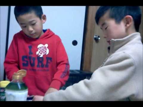 【子供のカンタン料理】餃子の皮 で 焼きせんべい！