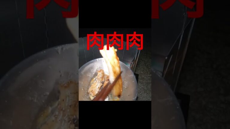 ソロキャンプBBQ  あなたは、肉以外食べますか？　#キャンプ好きと繋がりたい  #ソロキャンプ好きと繋がりたい  #キャンプ飯  #ソロキャンプBBQ #shorts  #short