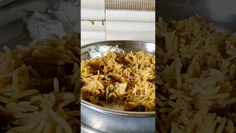 Mushroom Biriyani