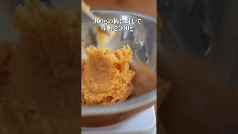 簡単なのに万能で美味しすぎる梅味噌の作り方 #梅仕事#青梅#梅ボーイズ #梅しごと #梅味噌