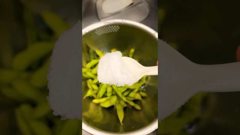 塩揉み　枝豆 #家庭料理 #料理 #ご飯 #おつまみ