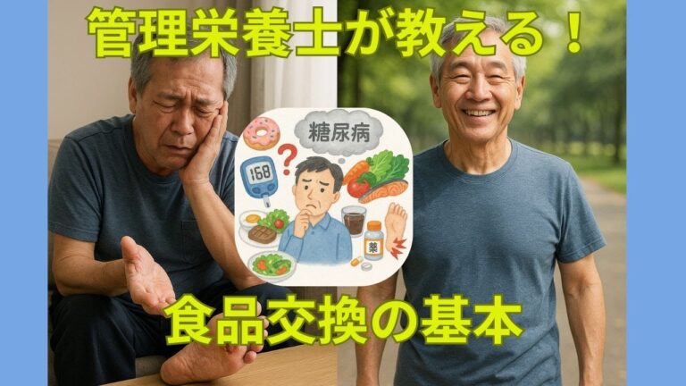 「完全解説！日本糖尿病学会 食品交換表 第7版｜表1〜表6の使い方と実例ガイド」