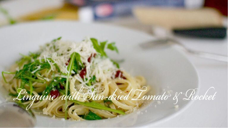 ドライトマトとロケットのリングイネ/Linguine with Sun-dried Tomato