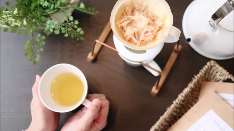 【飲むおだし #ハンドドリップだし】マグロ節 × 野菜だし × ドリップ