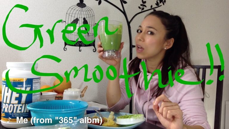 グリーンスムージーに挑戦！Making a Green Smoothie