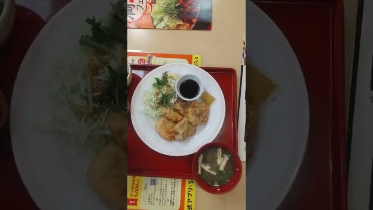 とり天定食【ジョイフル】が美味い！