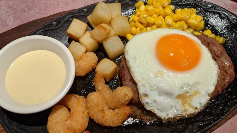 0919. サイゼリヤで夕食｜チーズソースハンバーグ