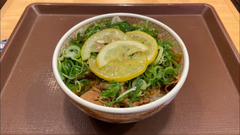 すき家の「ねぎ塩レモン牛丼」が爽やかなおいしさだった