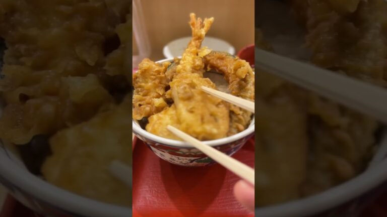 えびのや で天丼！＠なんばウォーク店　#shorts #yummy