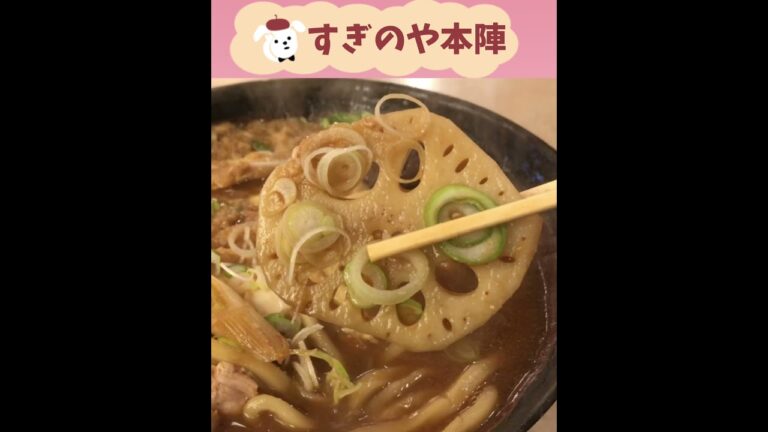 【すぎのや本陣】女ひとり味噌煮込みうどんで温まる