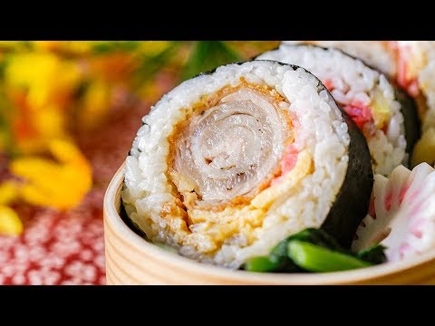 【お弁当はこれ1本】かつ丼ロール🍱