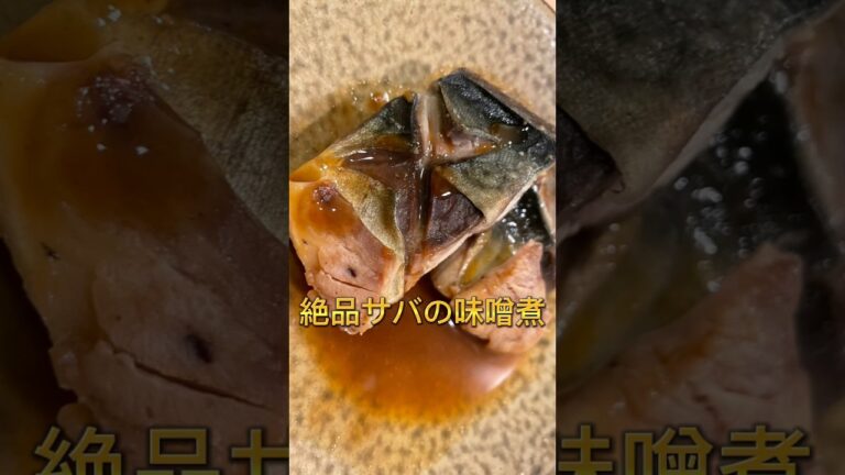 【超美味い】サバの味噌煮！ #魚 #料理 #簡単レシピ #レシピ #家庭料理 #釣り #おつまみ #海