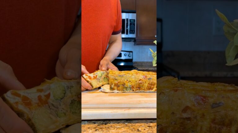 Savory Breakfast Veggie Loaf #shorts