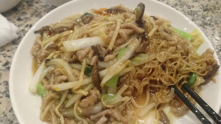 あんかけ焼きそば(豚肉細切り)@北京飯店大和🎵ラーメン好きのNoriNori麺活⤴️マイミシュラン５つ星✨🤣💯🌠