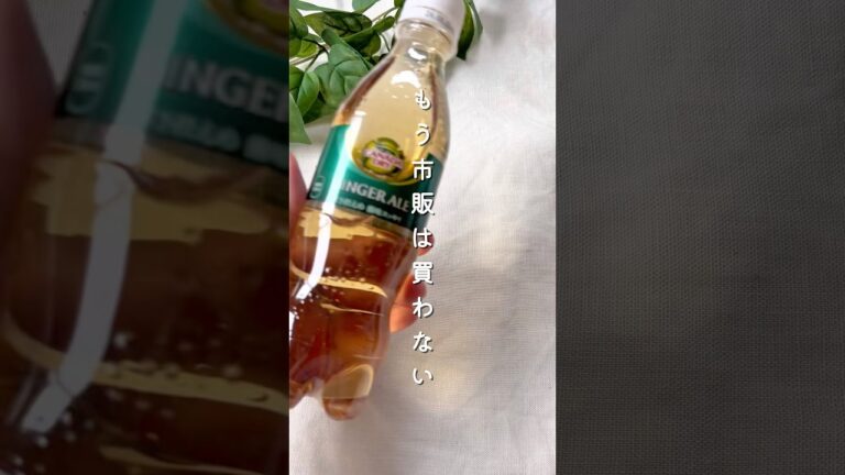【意外と簡単】ジンジャーエール