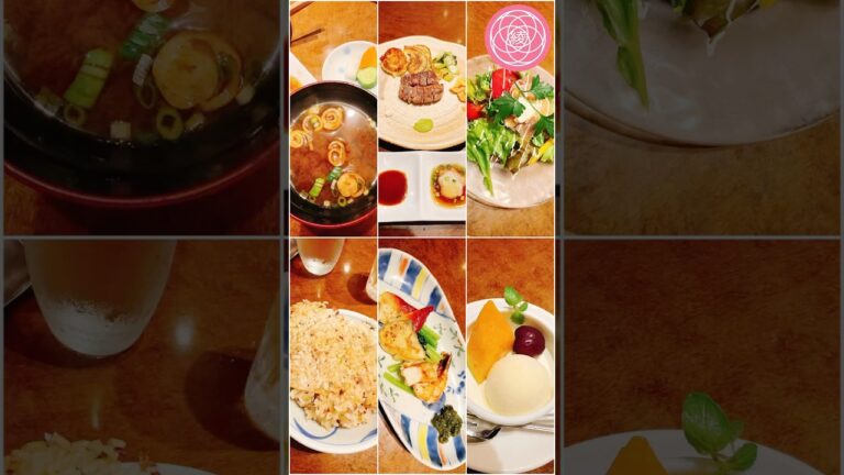 フィレステーキ・オードブル・シーフード盛り合わせ・ガーリックライス・パンナコッタ🥩