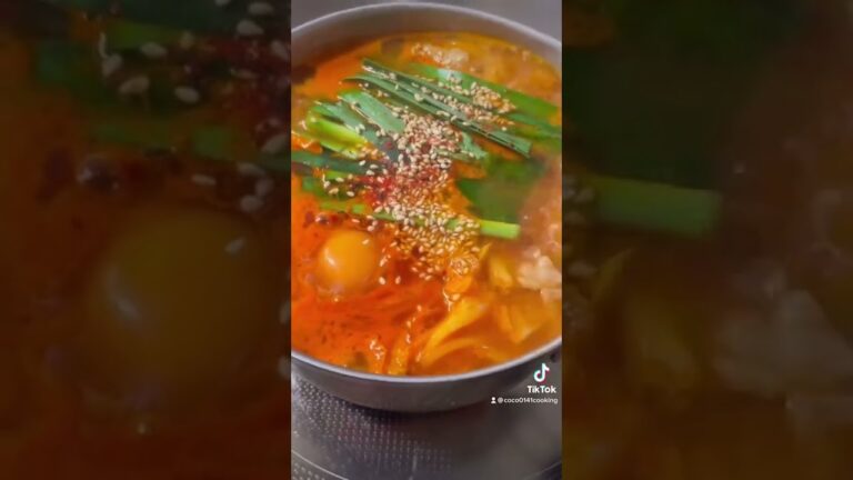 【寒い日に】身体の芯からポカポカ！ホタテ入りスンドゥブ【韓国料理】