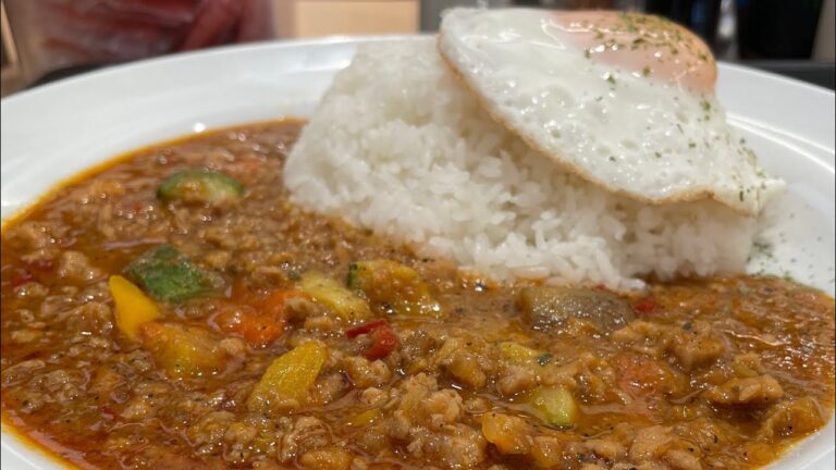 松屋のタイ料理「ガパオライス」が辛口スパイシーで本格的でした