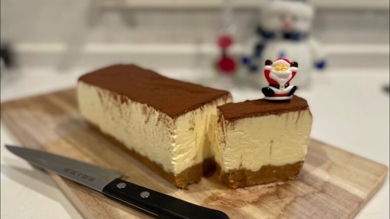 [お家で作れる]ティラミスアイスケーキ(Merry Xmas Tiramisu Ice Cake)