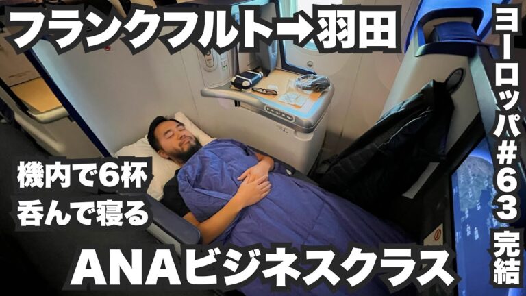 ANAビジネスクラス33歳ひとり旅。リスボンからフランクフルト経由で半年ぶりの帰国。【ヨーロッパ#63（完結） 】2022年12月26日〜27日