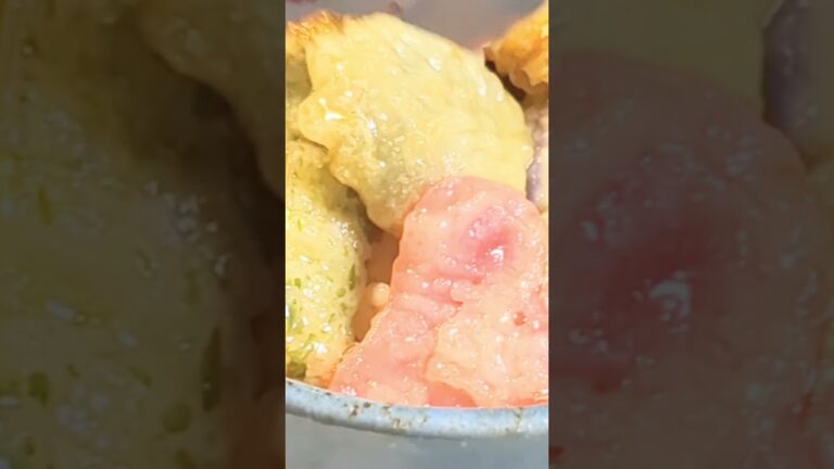 家で揚げない天丼#天丼#Shorts