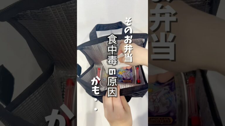 お弁当の食中毒対策できてる⁈梅雨のジメジメや夏の暑さで、今の時期お弁当心配じゃない？簡単に対策できるよ！#食中毒対策#お弁当#保冷剤#食中毒 #夏のお弁当