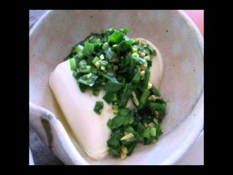 にら豆腐