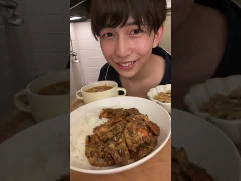 サバ缶カレー！【昨日アップし忘れました💦】【自炊日記】 #Shorts