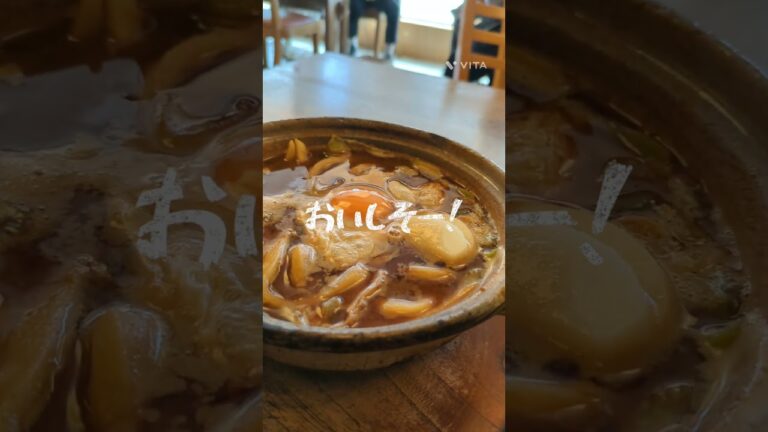 【名古屋めし】いっぺん食べてみやぁ味噌煮込みうどん　#山本屋本店