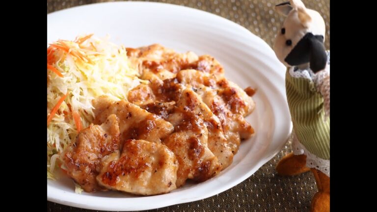 モランボン塩ジャンで作る鶏むね肉のやわらかソテー