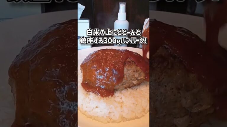 【みんな大好き！】至高のハンバーグカレー＠欧風カレーKEN(北海道・札幌) #shorts #ハンバーグ #ハンバーグ王子 #グルメ #カレー #デカ盛り